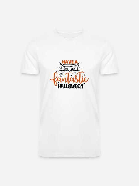 Have A Fantastic Halloween - Men’s Tri-Blend Organic T-Shirt - white