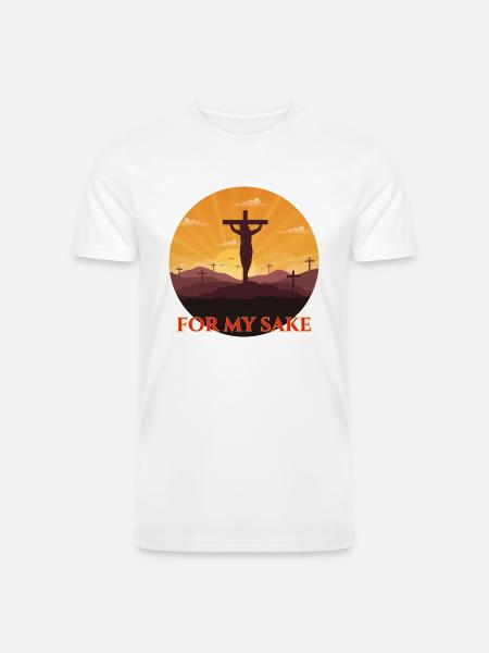 For My Sake - Men’s Tri-Blend Organic T-Shirt - white