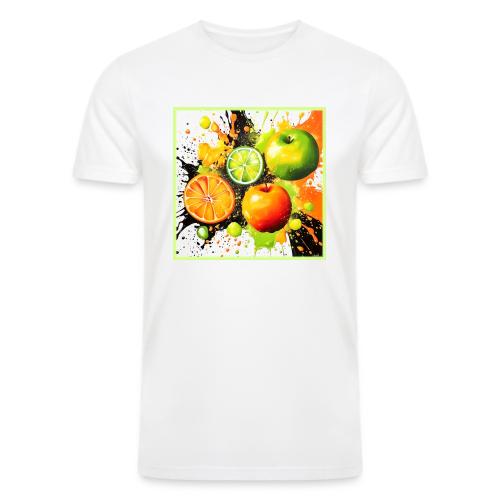 Apple and Citrus Burst - Men’s Tri-Blend Organic T-Shirt