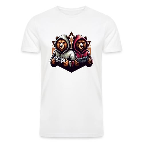 2 grizzlies gamer bears - Men’s Tri-Blend Organic T-Shirt