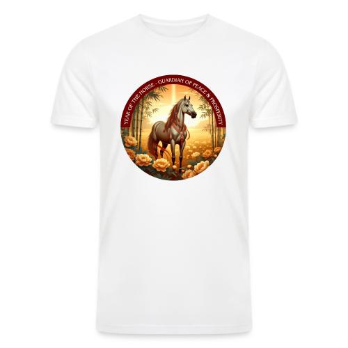 Year of the Horse Guardian T Shirt, Lunar New Year - Men’s Tri-Blend Organic T-Shirt