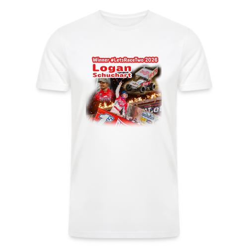 Logan Schuchart #LetsRaceTwo Winner - Men’s Tri-Blend Organic T-Shirt