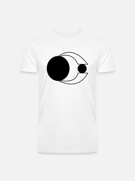Lunar Vision T-SHIRT - Men’s Tri-Blend Organic T-Shirt - white