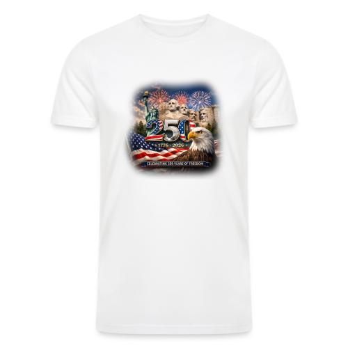 1776-2026 | Celebrating 250 Years of Freedom - Men’s Tri-Blend Organic T-Shirt