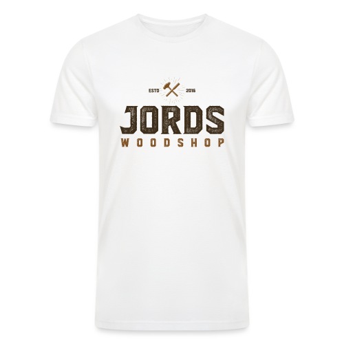 New Age JordsWoodShop logo - Men’s Tri-Blend Organic T-Shirt