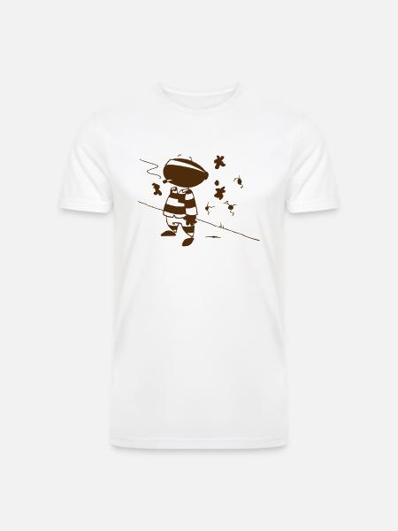 Prisoner - Blindfolded - Men’s Tri-Blend Organic T-Shirt - white