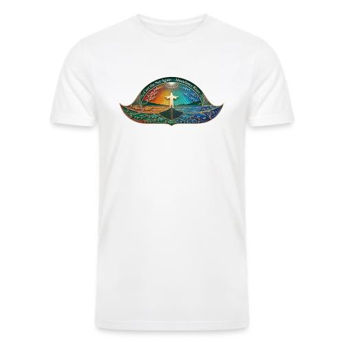 Easter Cast the Net Again T Shirt, abundance Gift - Men’s Tri-Blend Organic T-Shirt