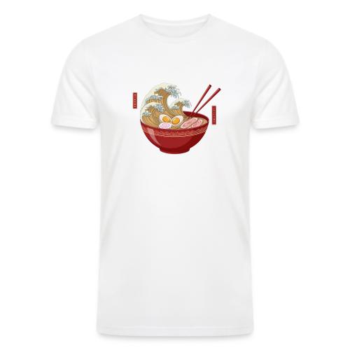 The Great Wave of Ramen - Men’s Tri-Blend Organic T-Shirt
