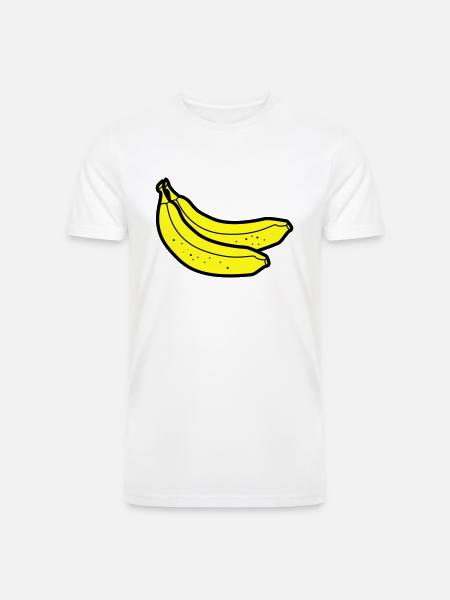 Bananas - Men’s Tri-Blend Organic T-Shirt - white