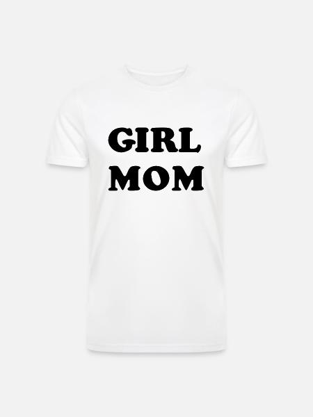 Girl Mom 1 1 - Men’s Tri-Blend Organic T-Shirt - white