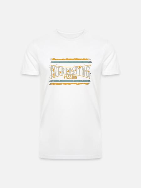 Everlasting Passion - Men’s Tri-Blend Organic T-Shirt - white