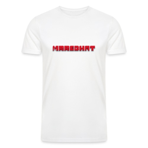 MrRedHat Plain Logo - Men’s Tri-Blend Organic T-Shirt