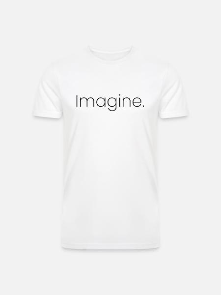 Imagine - Men’s Tri-Blend Organic T-Shirt - white