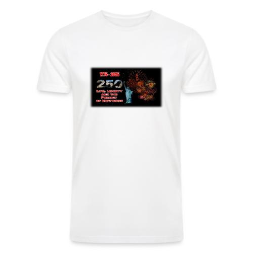 1776 - 2026 - 250 Years USA | Fireworks - Men’s Tri-Blend Organic T-Shirt
