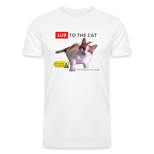 Sub to the Cat - Men’s Tri-Blend Organic T-Shirt
