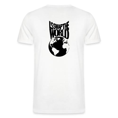 LS Swap the World (Front & Back) - Men’s Tri-Blend Organic T-Shirt
