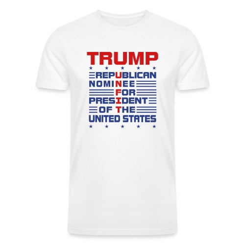 Trump Unfit For President - Men’s Tri-Blend Organic T-Shirt