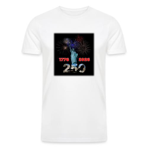 1776 - 2026 - 250 Years USA | Fireworks - Men’s Tri-Blend Organic T-Shirt