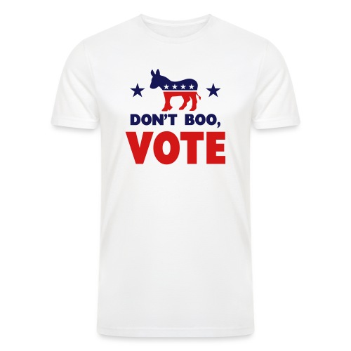 Don't Boo, Vote - Men’s Tri-Blend Organic T-Shirt