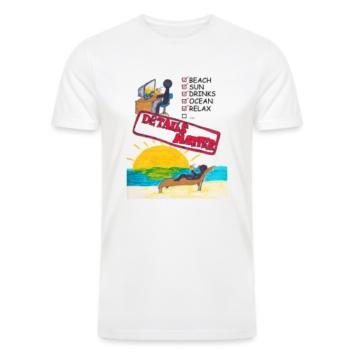 Details Matter Beach Edition - Men’s Tri-Blend Organic T-Shirt
