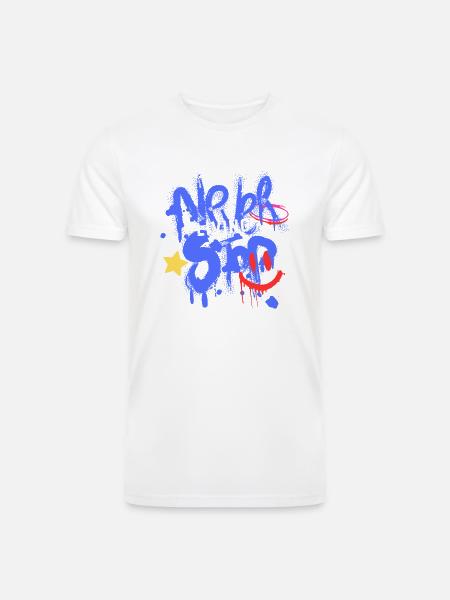 Living - Men’s Tri-Blend Organic T-Shirt - white