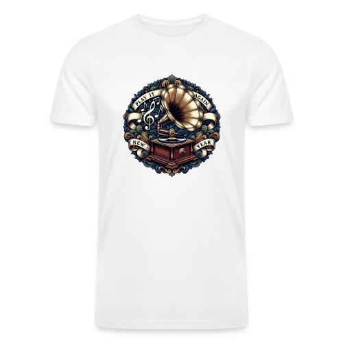 Ornate Phonograph T-Shirt - Men’s Tri-Blend Organic T-Shirt