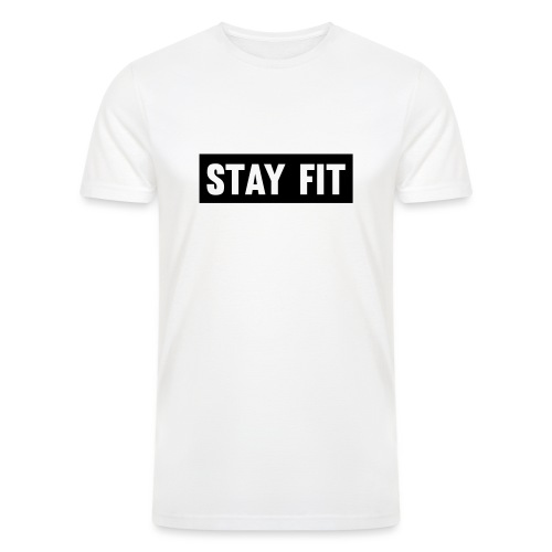 Stay Fit - Men’s Tri-Blend Organic T-Shirt
