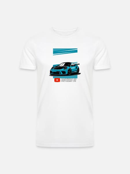 Carro 911 - Men’s Tri-Blend Organic T-Shirt - white