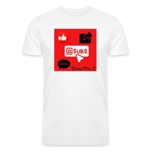 Like Share Subscribe Comment - Men’s Tri-Blend Organic T-Shirt