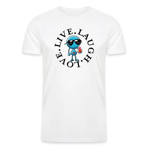 Circle Remember to live laugh love - Men’s Tri-Blend Organic T-Shirt