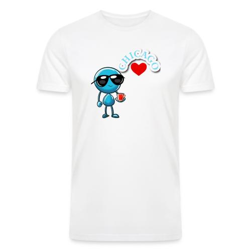 Smoon City_Chicago - Men’s Tri-Blend Organic T-Shirt