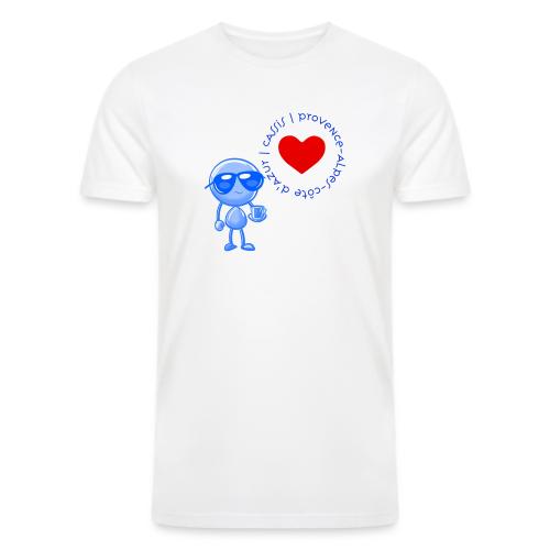 Smoon City_Cassis Provence Alpes Côte d Azur - Men’s Tri-Blend Organic T-Shirt