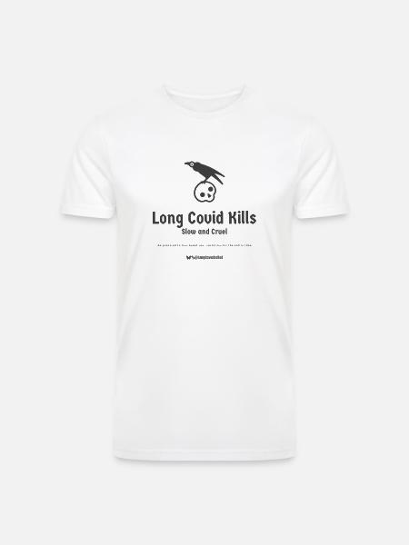 Long Crowvid kills - Men’s Tri-Blend Organic T-Shirt - white