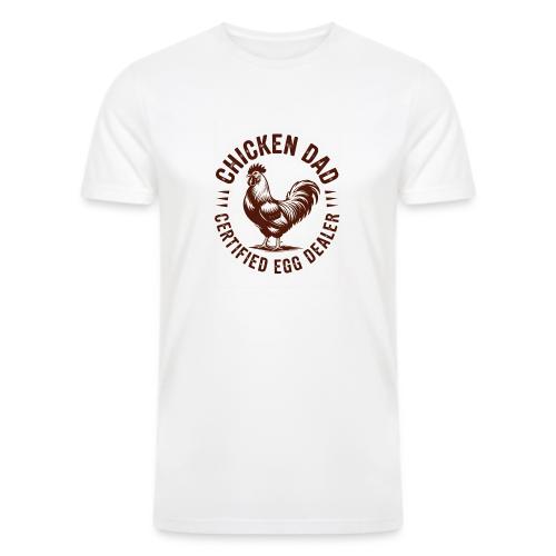 Chicken Dad – Certified Egg Dealer - Men’s Tri-Blend Organic T-Shirt