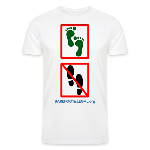 No shoes yes feet - Men’s Tri-Blend Organic T-Shirt