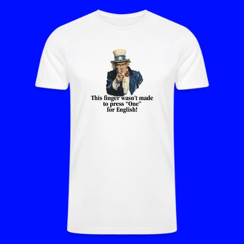 Uncle Sam - Finger - Men’s Tri-Blend Organic T-Shirt