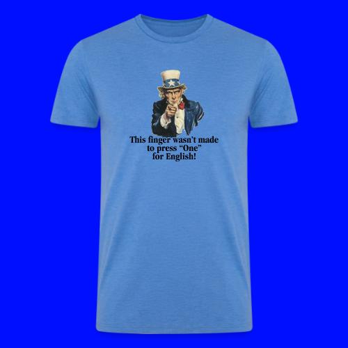 Uncle Sam - Finger - Men’s Tri-Blend Organic T-Shirt