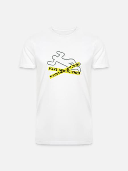 csi - Men’s Tri-Blend Organic T-Shirt - white
