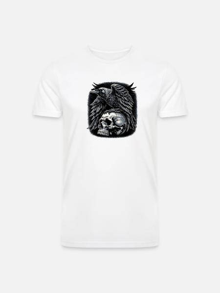 Guardian of the Lost - Men’s Tri-Blend Organic T-Shirt - white