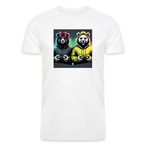 Gamer Bears - Men’s Tri-Blend Organic T-Shirt