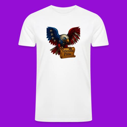 Veterans Press Bald Eagle - Men’s Tri-Blend Organic T-Shirt