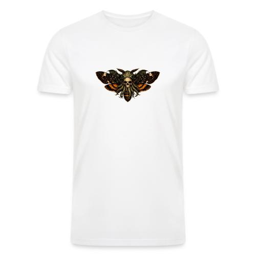 Cthulhu Moth Skull - Men’s Tri-Blend Organic T-Shirt