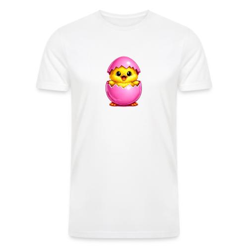 Easter Chick Pink - Men’s Tri-Blend Organic T-Shirt