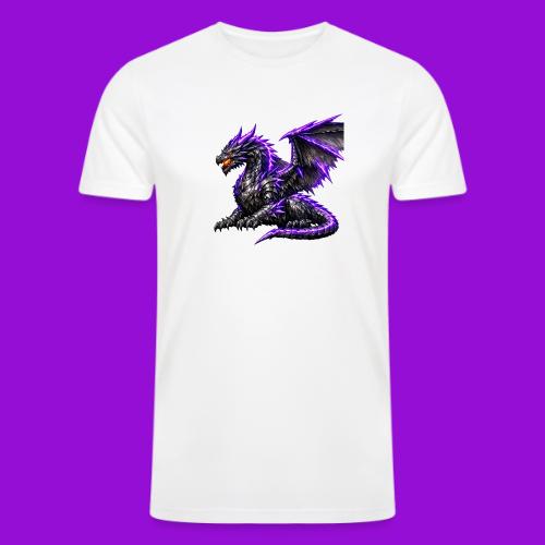 Neon Dragon at Rest - Men’s Tri-Blend Organic T-Shirt