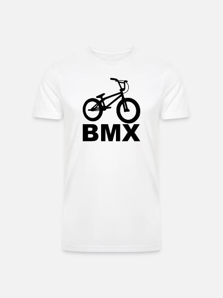 BMX - Men’s Tri-Blend Organic T-Shirt - white