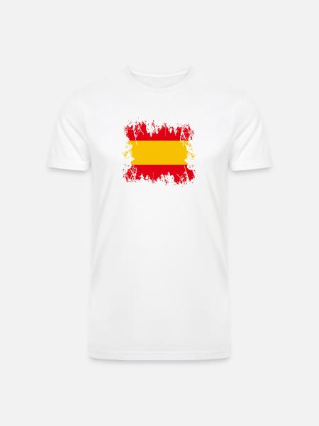 Espana Spain - Men’s Tri-Blend Organic T-Shirt - white
