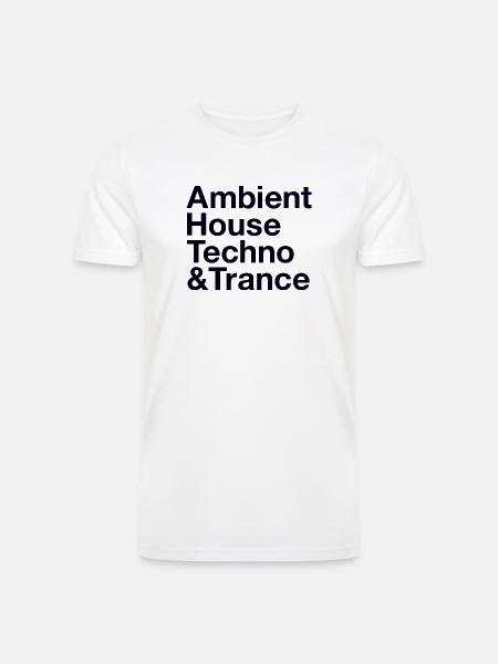 Music Style Rave - Men’s Tri-Blend Organic T-Shirt - white