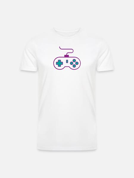 Pro Player Gamer - Men’s Tri-Blend Organic T-Shirt - white