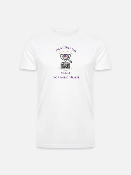 Certified Forensic Nurse GFN-C - Men’s Tri-Blend Organic T-Shirt - white