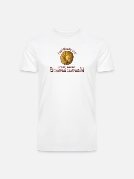 Schmear-Campaign - Men’s Tri-Blend Organic T-Shirt - white